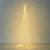 9 Ft Solar Christmas Cone Tree Light