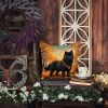 Black Chow Chow Fall Throw Pillow Machine Washable, Indoor Outdoor Decorative Pillow for Couch, Bed or Patio, 14Hx14W
