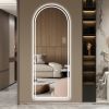 65" x 21" Arch Design LED Full Length Mirror ,Dimmable, High Definition & Explosion-Proof