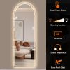 65" x 21" Arch Design LED Full Length Mirror ,Dimmable, High Definition & Explosion-Proof