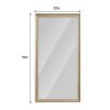 32"*71"Full body floor mirror - elegant frame design, durable structure - essential for bedrooms, clothing stores, salons