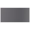 Bookshelf Boards 8 pcs High Gloss Gray 15.7"x7.9"x0.6" Engineered Wood