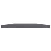 Bookshelf Boards 4 pcs High Gloss Gray 15.7"x15.7"x0.6" Engineered Wood
