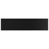 Bookshelf Boards 8 pcs High Gloss Black 15.7"x3.9"x0.6" Engineered Wood
