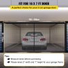 VEVOR Garage Door Screen, 16 x 7 ft for 2 Cars, 5.2 lbs Heavy-Duty Fiberglass Mesh for Quick Entry with Self Sealing Magnet and Weighted Bottom