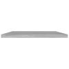Bookshelf Boards 4 pcs Concrete Gray 15.7"x11.8"x0.6" Engineered Wood