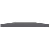 Bookshelf Boards 8 pcs High Gloss Gray 15.7"x11.8"x0.6" Engineered Wood