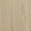 Bookshelf Boards 4 pcs Sonoma Oak 15.7"x15.7"x0.6" Engineered Wood