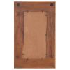 Mirror with Buddha Cladding 19.7"x31.5" Solid Reclaimed Wood