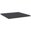 Bookshelf Boards 8 pcs Gray 15.7"x15.7"x0.6" Engineered Wood