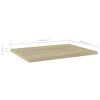 Bookshelf Boards 4 pcs Sonoma Oak 15.7"x11.8"x0.6" Engineered Wood