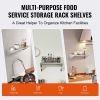 VEVOR 12" x 36" Stainless Steel Shelf, Wall Mounted Floating Shelving with Brackets, 250 lbs Load Capacity Commercial Shelves