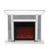 W 47 inch X D 12.6 inch X H 41.7 inch Acrylic diamond mirror mantelpiece, separate mantelpiece Built-in filling: acrylic high imitation drill