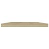 Bookshelf Boards 4 pcs Sonoma Oak 15.7"x7.9"x0.6" Engineered Wood