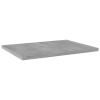 Bookshelf Boards 4 pcs Concrete Gray 15.7"x11.8"x0.6" Engineered Wood
