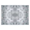 Vintage Area Rug Modern Non Slip Carpet Boho Low Pile Soft Rug Waterproof Machine Washable Rug for Living Room Bedroom Kitchen Dining Room Under Table