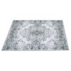 Vintage Area Rug Modern Non Slip Carpet Boho Low Pile Soft Rug Waterproof Machine Washable Rug for Living Room Bedroom Kitchen Dining Room Under Table