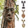1pc Funny Tree Faces Decor; Old Man Tree Face Decoration; Yard Art