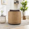 COOLMORE Swivel Barrel Chair, Comfy Round Accent Sofa Chair for Living Room, 360 Degree Swivel Barrel Club Chair, Leisure Arm Chair for Nursery, Hotel