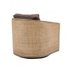 COOLMORE Swivel Barrel Chair, Comfy Round Accent Sofa Chair for Living Room, 360 Degree Swivel Barrel Club Chair, Leisure Arm Chair for Nursery, Hotel